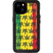 Marijuana Rasta Pattern iPhone 15 Plus Waterproof Case